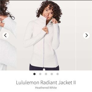 NWOT Lululemon Radiant Jacket sz 6